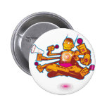 Kid Beyond Robot Button