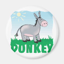 Kid Friendly Donkey Refrigerator Magnet