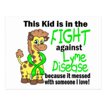 Kid In The Fight Against Lyme Disease Post Card