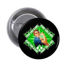 Kidney Cancer Fight Rosie The Riveter Pin
