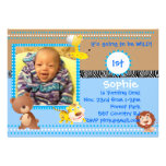 Kids Animal Birthday Invitations