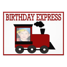 Kids Birthday  Express Photo  Invitation