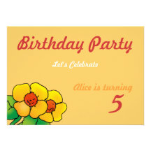 Kids Birthday Party Invitation