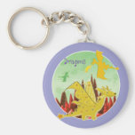 Kids Cartoon Dragon Keychain