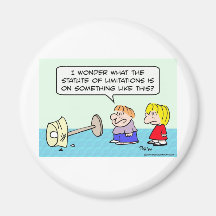 kids child children break lamp statute limitations refrigerator magnet