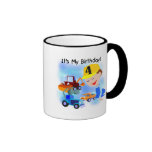 Kids Construction 4th Birthday T-shirts and Gifts Mug