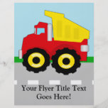 Kids Construction Dumptruck Full Colour Flyer