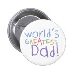 Kids Greatest Dad Button