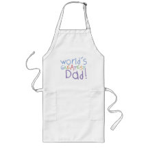 Kids Greatest Dad Long BBQ Apron