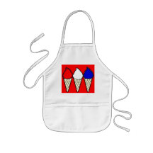 Kids Ice Cream Cones Apron