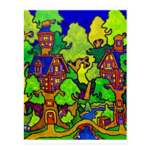 Kids Magic Treehouse Post Card