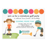 Kids' Miniature Golf Birthday Party Invitations