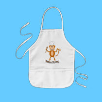 Kids Monkey apron aprons