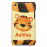 Kids named tiger face ipod touch case