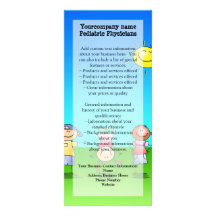 Kids Playing Outdoors on a Sunny Day Rack Card