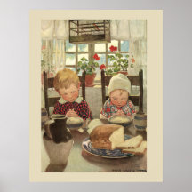 Kids Saying Grace Poster