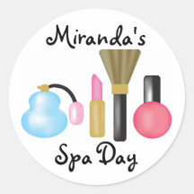 Kids Spa Party Stickers