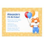 Kids Teddy Bear Birthday Invitation