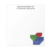 Kids Toy Art - Building Blocks Note Pads