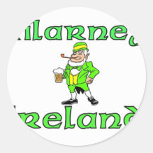 Kilarney, Ireland Round Stickers