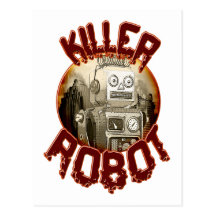 Killer Robot Postcard