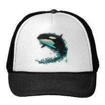 Killer Whale Trucker Hats