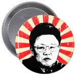 Kim Jong Il Pinback Button