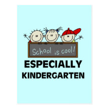 Kindergarten School is Cool Tshirts and Gifts Postcards