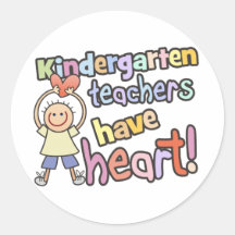 Kindergarten Teachers Have Heart Sticker