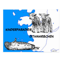 Kinderparadies Dithmarschen Postkarte