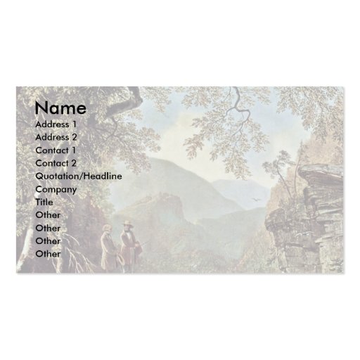 Kindred Spirits By Durand Asher Brown Business Card