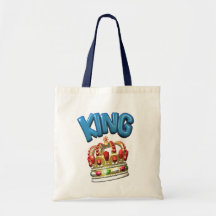 king.crown canvas bags