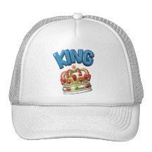 king.crown mesh hat