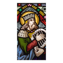King David Personalized Photo Card