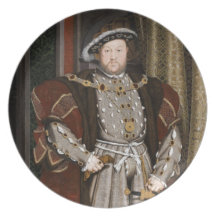 King Henry VIII of England Party Plate