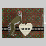 King Julian Chocolate Heart Mother's Day Card cards