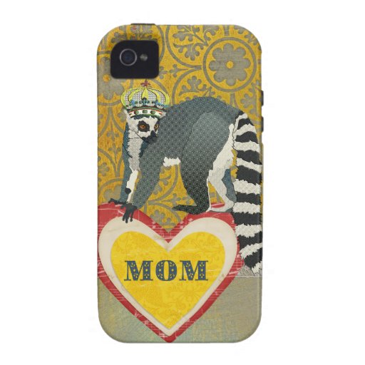 King Julian Heart Mum iPhone Case Case For The iPhone 4