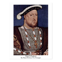 King Of England By Hans Holbein The Younger Post Card