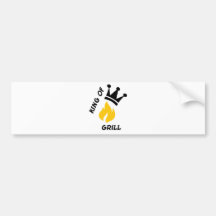 King of Grill Bumper Stickers