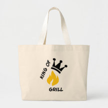 King of Grill Tote Bag