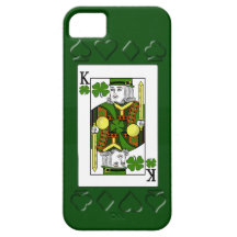 King of Lucky Clovers (Green Hat) iPhone 5 Case
