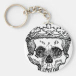 King of the Dead Skull Keychains