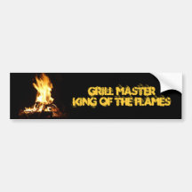 King of the Flames Bumper Sticker