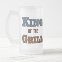 King of the Grill BBQ Cooking Saying Mug