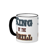 King of the Grill BBQ Cooking Slogan Mug