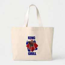 King of the Grill Cookout Canvas Bag