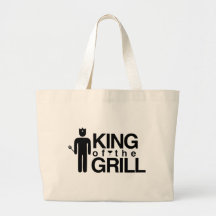 King of the Grill Tote Bags