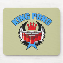 King Pong 2 - Beer Pong Mouse Mat