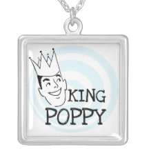 King Poppy T-shirts and Gifts Personalized Necklace