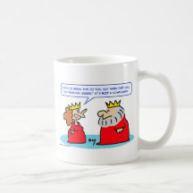 king queen fearless leader compliment mug
